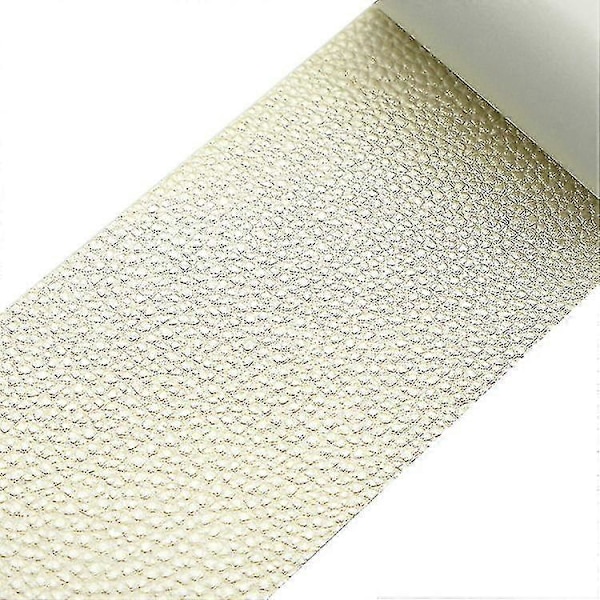 Læderreparationssæt til sofaer og biler, Læderreparationslapper Supertynde vinylreparationssæt [DB] Cream