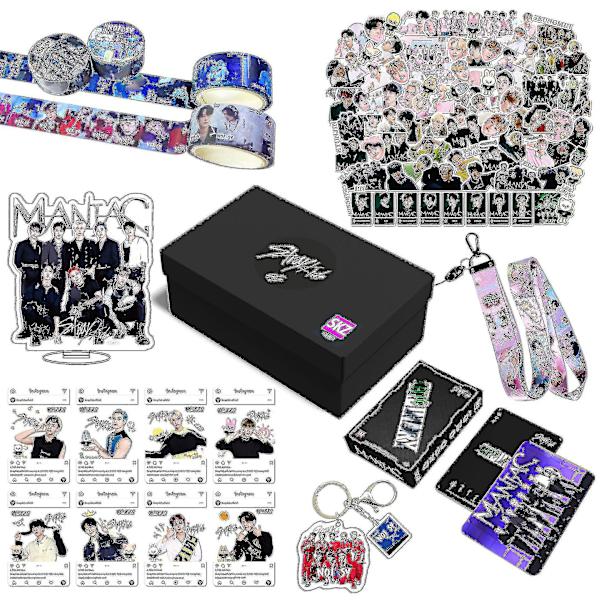 Stray Kids New Maxident Box Set Kpop Merchandise Fotos Nøglering Til Skz Fans [Db] B