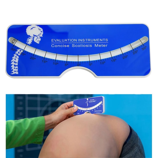 Medicinsk evaluering Målemålerværktøj 0-30 Ryg- og rygsøjleskoliosediagnoseværktøjer Scoliometer til voksne børn