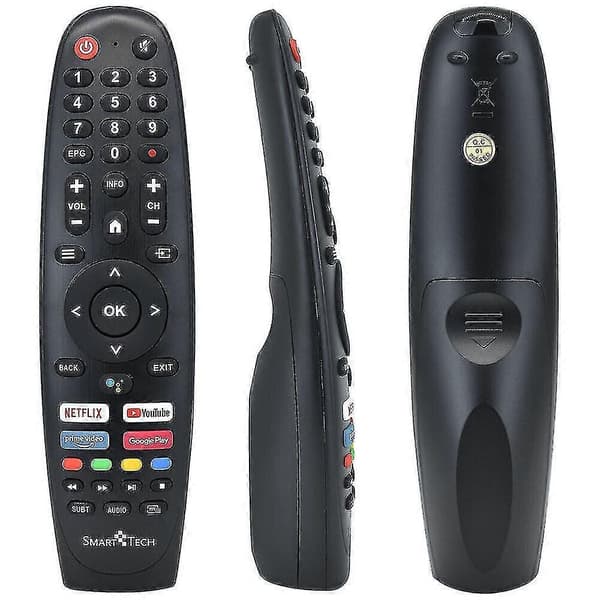 B0btdxpw38 Fjärrkontroll för Smart Tech Jvc TV med röstassistent [DB]