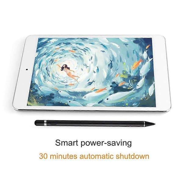 Universal Touch Pen til Stylus Aktiv Kapacitiv Stylus til Smartphone Tablet, [DB] White