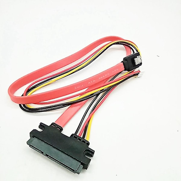 Harddisk Data Strømforsynings Integreret Kabel Lille 4-polet Hun & SATA 3.0 Han til SATA 22-polet (7+15P {Db Photo Color