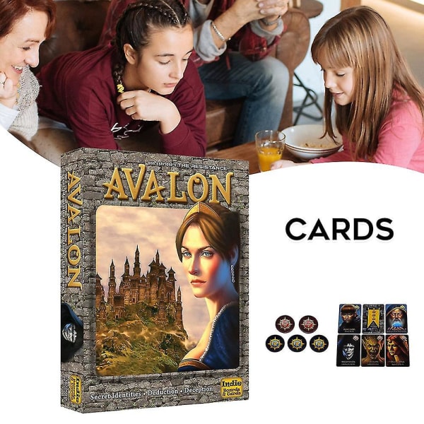 Coup The Resistance: Avalon Family Friend Party Card Game Toy For Home-coup [DB]