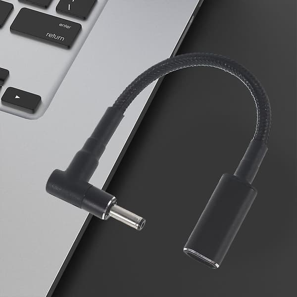 Snabbladdningskabel USB-C till DC 4.0 x1.35mm för Data Synkronisering Tillbehör PD db