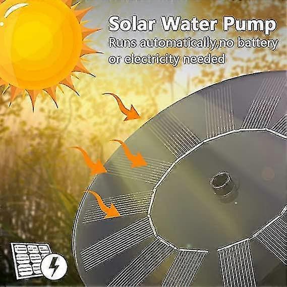 Solcellsdriven fontän sol dammpump sol vattenpump solcellsdriven flytande fontänpump sol dammpump-ZZY [DB]