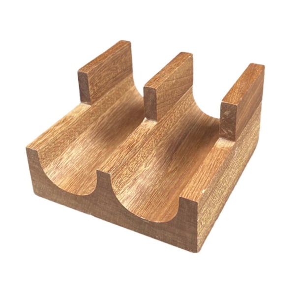 Treholder for Sushi, Serveringsfat for Sushi, Serveringsfat Stativ, Taco Stativbrett for Samlinger Restaurant [DB] Wood 2 Grid