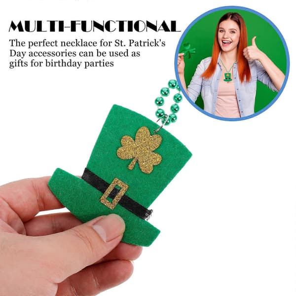 Dekorativ halskæde Shamrock halskæde til dekoration 3 stk. sæt[DB]