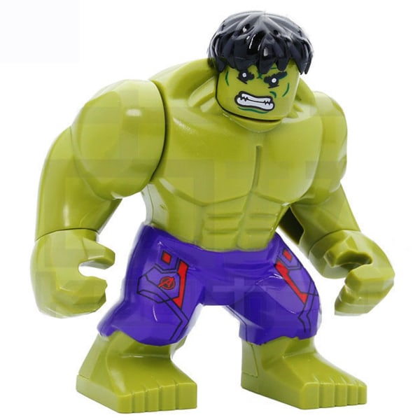 Børns Superhelt Byggeklodser Legetøj Sjovt Puslespil Spil Legetøj Nytårsgave [DB] Hulk