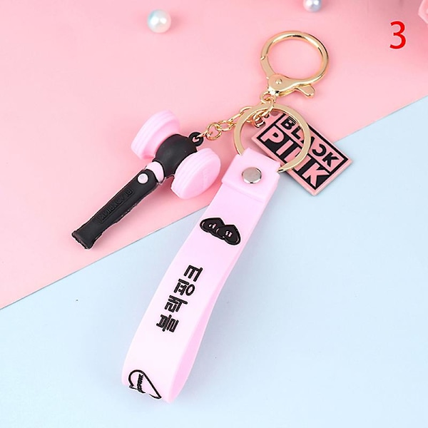 1 stk Kpop Bts Twice Nct Exo Blackpink Got7 Lysstav-Smykke Nøkkelring Lanyard Db N3 1 Pcs