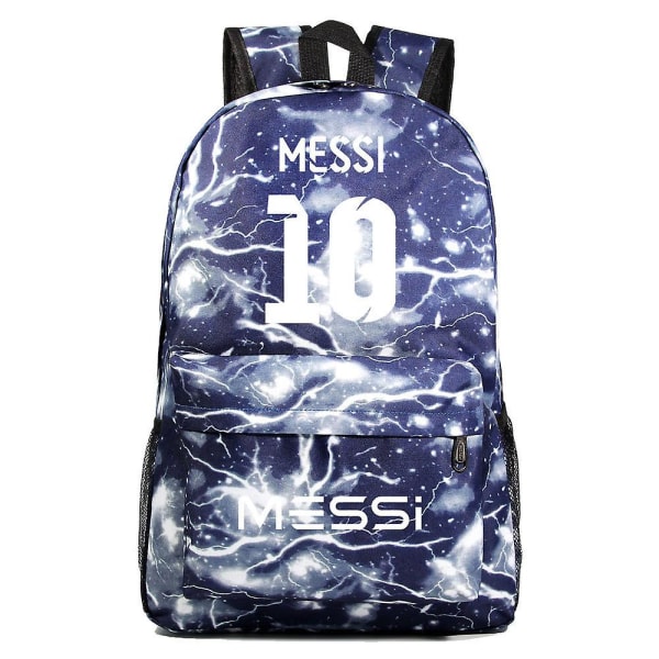 Jalkapallon supertähti Messi -reppu - Lasten koulu, matkat, kannettava tietokone, teini-ikäiset - Miehet, naiset, opiskelijat - Mochilas, Totes DB 7