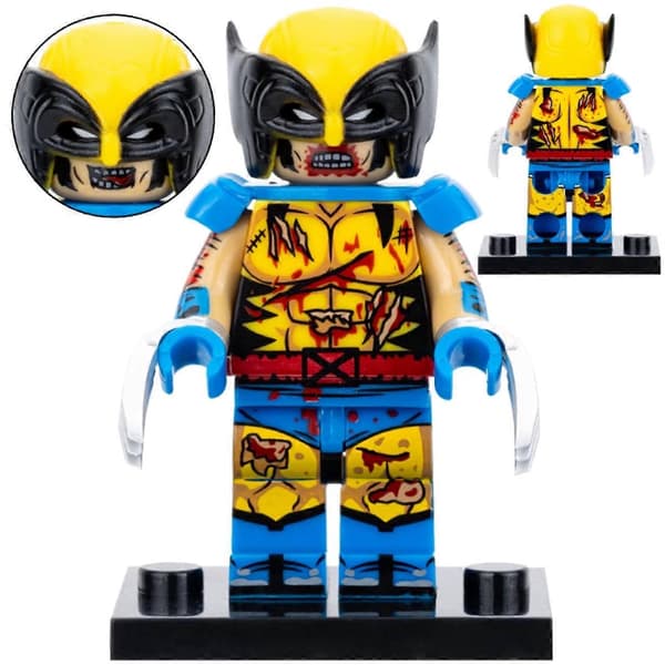 Deadpool X Wolverine Multiverse Variants Minifigur Sæt 2 Med Våben Med Tilbehør {Db}