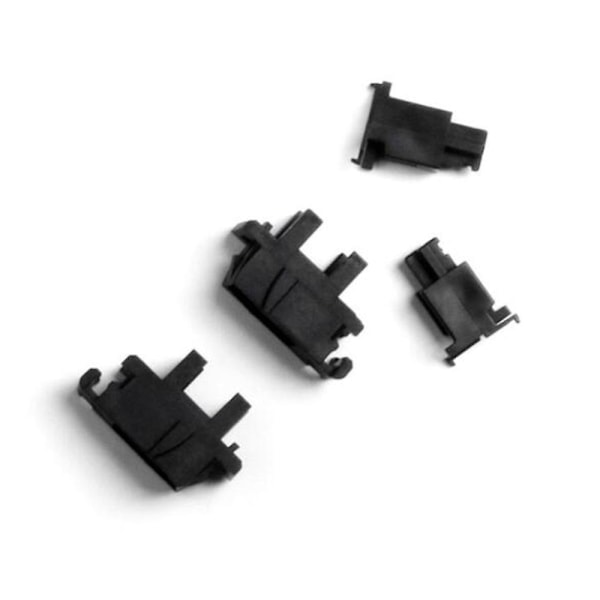 Plattamonterade Stabilisatorer Transparent Satellitaxel 6.25X 2X för Mekaniska Tangentbord Modifieringsknappar (Svart) black