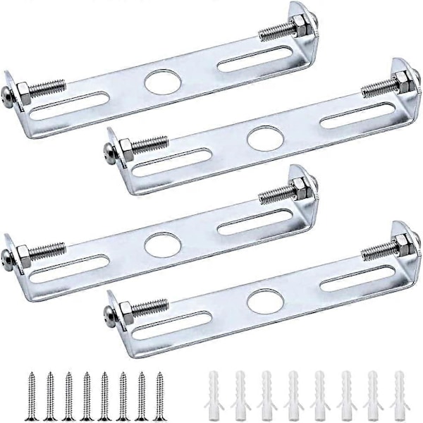 4 stk. taklampe festebrakett 90mm for monteringsplate deksel basefeste [DB]