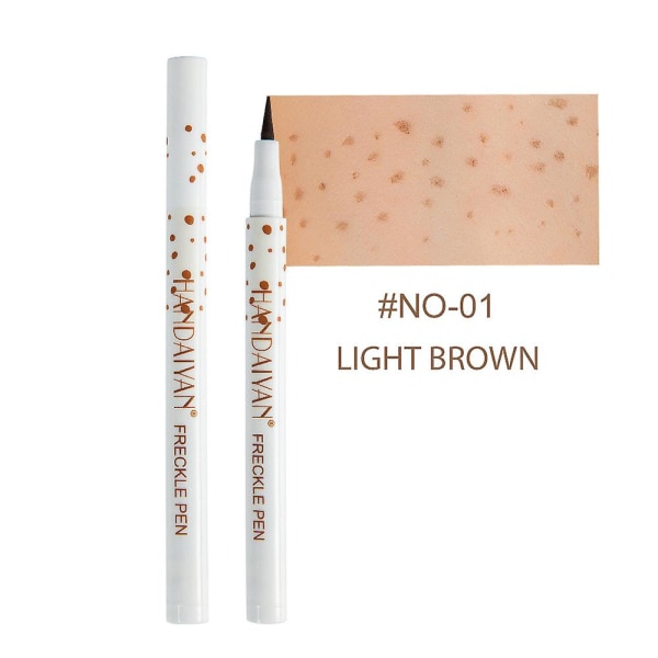 Naturlig Freckle Pen, Kunstig Freckle Makeup Pen, Vandtæt Langtidsholdbar Soft Spot