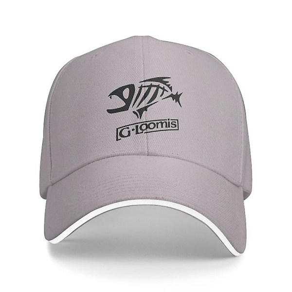 Cool Gloomis Flugfiske Keps Herr Dam Personlig Justerbar Unisex Pappa Hatt Vår [DB] Gray Baseball Cap