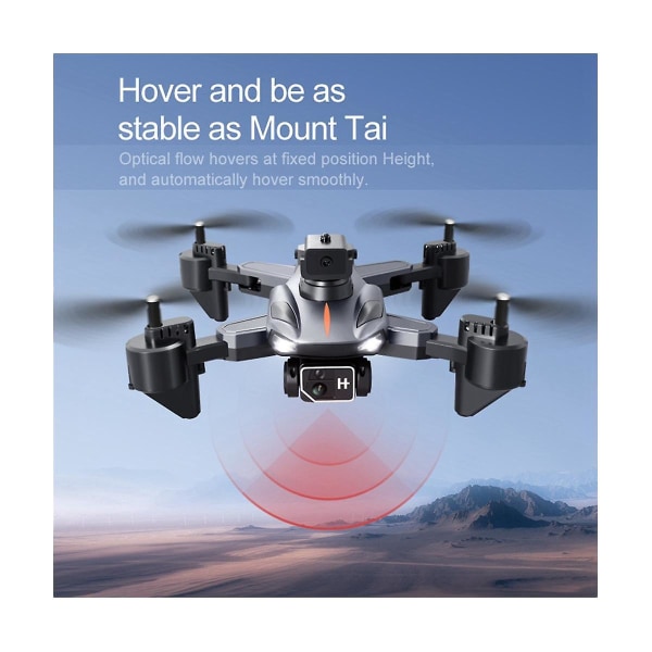 8k HD-dobbelt kamera Drone-fjernkontroll Flyleker med automatisk hindringsunngåelsesfunksjon for