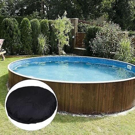 Rund poolskydd pool solskydd för pool, vattentät spa skyddande lock [DB]