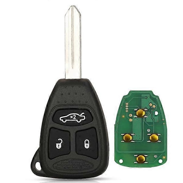 BEST KEY Kauko-ohjain Avain Dodge RAM JEEP Commander Compass Grand Cherokee Liberty Wrangler Chrysler KOBDT04A ID46 315/433 Mhz [DB] 3BUTTONS