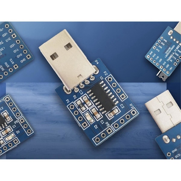 Usb til Ttl-konverter Multifunksjonell bærbar Ch343g Usbto seriell modul kompatibel med Usb V2.0