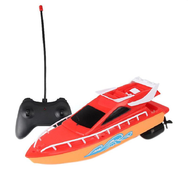 Speed ​​Rc Båt Rc Båt Fjärrkontroll Båtar Elektrisk Vattentät Modell Segelleksaker För Barn Toy db Red