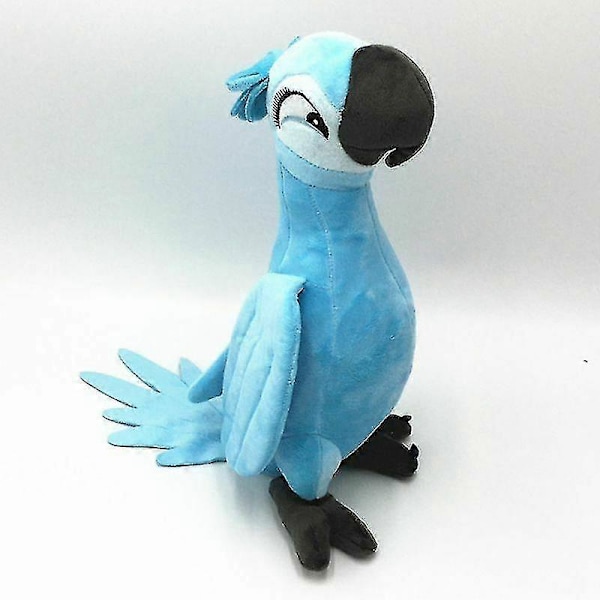 12' Rio Plysch Leksak Papegoja Fågel Gosedjur Docka Present Leksaker-1 C [DB] Light blue