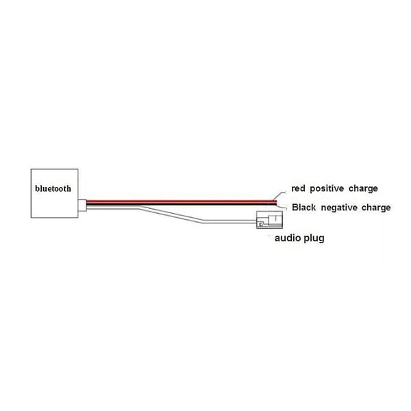 Bluetooth-kompatibel modul ljudadapter för Alpine Kce-236b Cda-9852 Cda9852