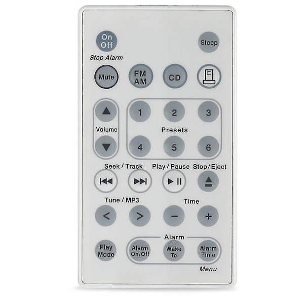 Ny fjärrkontroll ersatt för Bose Wave musiksystem Awrcc1 Awrcc2 Aka Wave Radio/cd Ii (vit färg)-hy DB