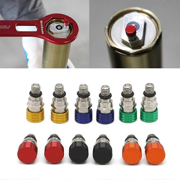 M5 Racing Luftfjädring Gaffel Luftventil för Ventil db Red