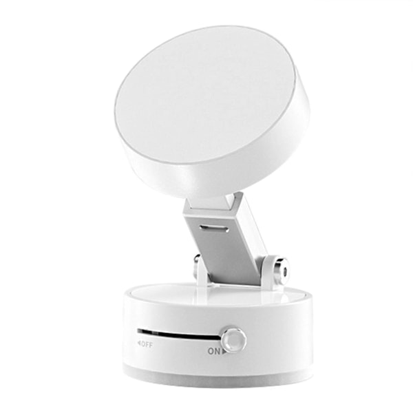 Elektrisk Vakuum Magnetisk Adsorption Mobiltelefonhållare, Justerbart Fällbart Bilfäste, Stark Magnetisk Mobiltelefonhållare för Bil [db] White