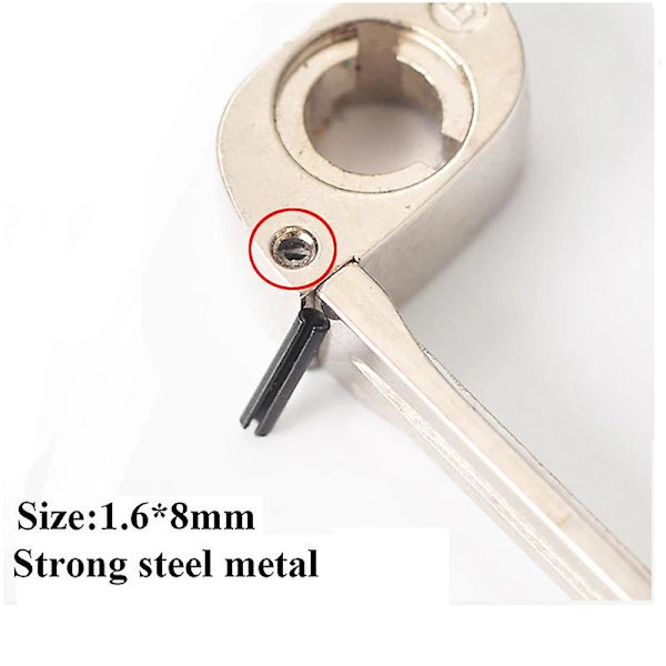 100 stk. 1,6 mm stifter til KEYDIY VVDI bilnøgleblad fastholdelsesstift bolt bilnøgleembryo lås fjernbetjening nøgleblad