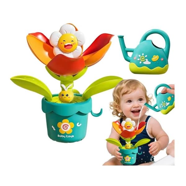 Blomsterbadeleker - Vann, interaktive vårvognleker, blomsterbadeleker for, vannspreder [YJD]