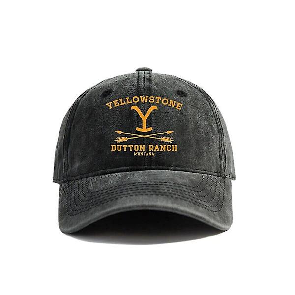 Yellowstone National Park Baseball Caps Distressed Hats Cap Mænd Kvinder Retro Udendørs Sommer Justerbar Yellowstone Hats Mz-294 [DB] As picture10 Adjustable