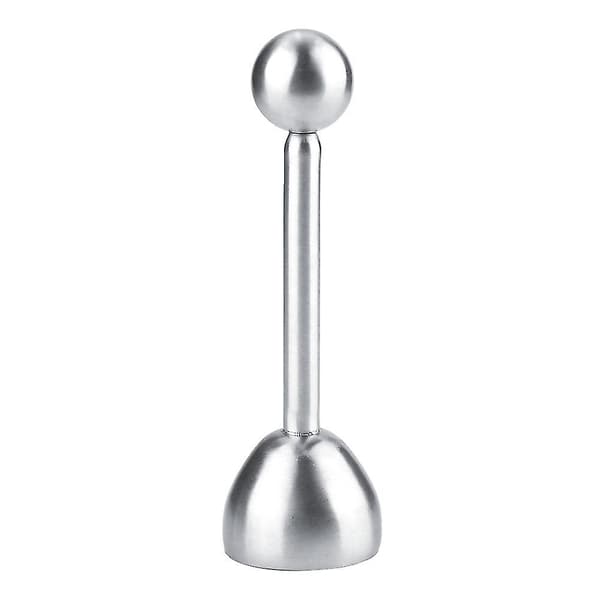 Egg Cracker Topper, Egg Topper i rustfritt stål Premium Eggshell Opener Slitesterk Egg Peeler Shaker for myke hardkokte egg [DB]
