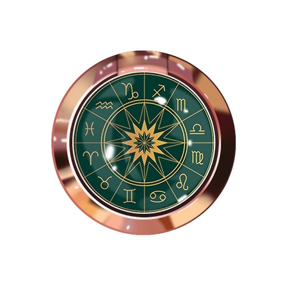 Bærbar metall Universal Zodiac Finger Ring Holder Monteringsbrakett For Mobiltelefon Jikaix Green