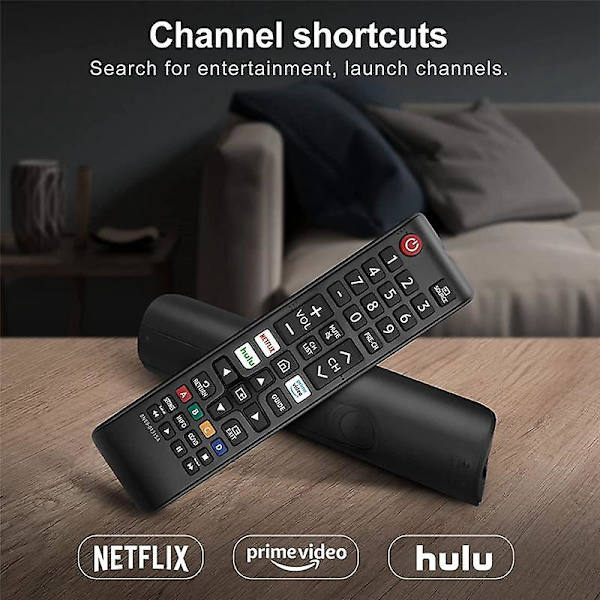 Universal Fjärrkontroll för Alla Fjärrkontroller, Ersättningskompatibel för Alla Smart TV, LED, LCD, HDTV, 3D, Serier [Db] Black