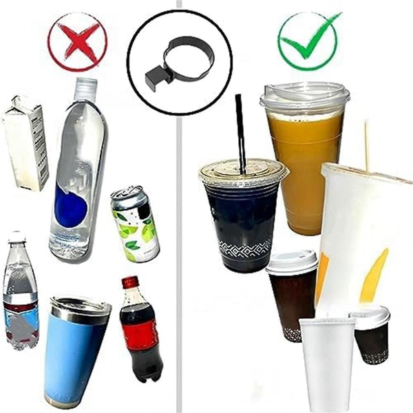 Kopholder til drikkevarer, genanvendelig flytelefonholder, bærbar bilkrusunderkop til hjemmet, kontoret og rejser