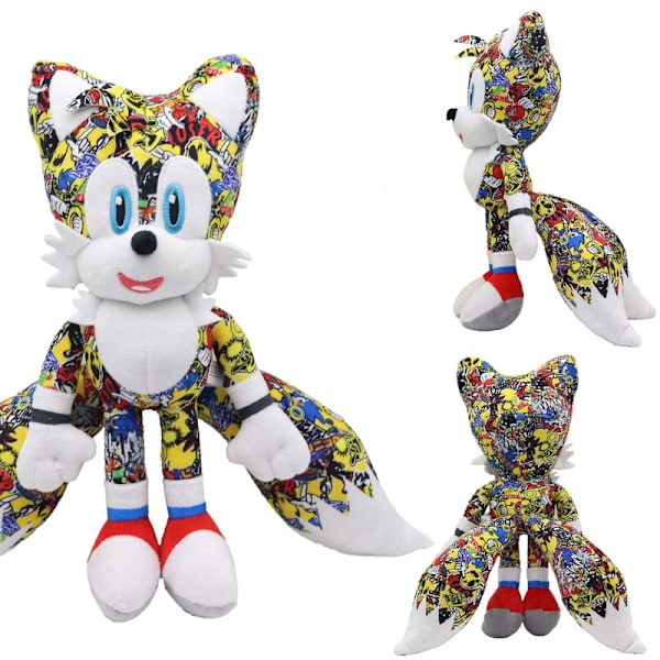 DB 2023 Super Sonic Plys Legetøj Flyvende Egern Super Lyd Mus Dukke Blue backpack