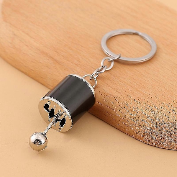 2 stk. Mini Bil Girspak Fingertupp Leke Simulering Automatisk Girkasse Leke Manuell Girskift Anti-stress Fidget Leke Passer For Gutt Db black