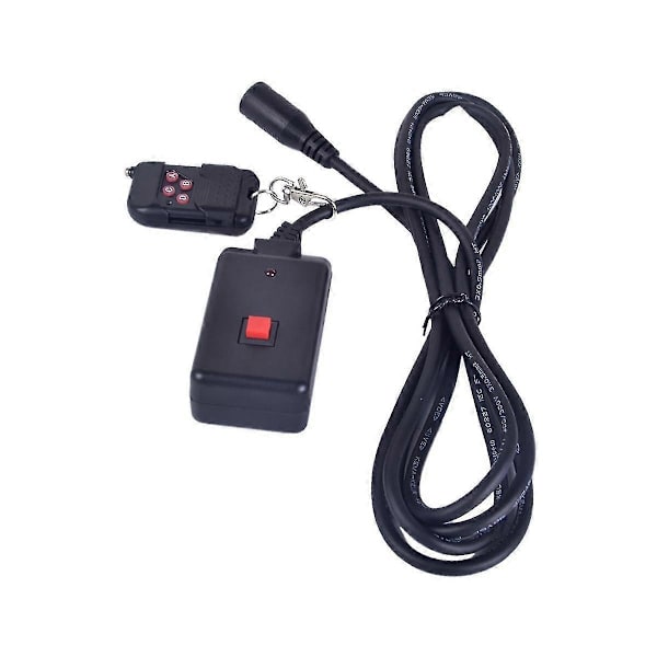 90-240vac 2-i-1 Trådlös Fjärrkontroll 3-stifts XLR för Rökmaskin Party DJ Scenbelysningseffekter [DB] Black