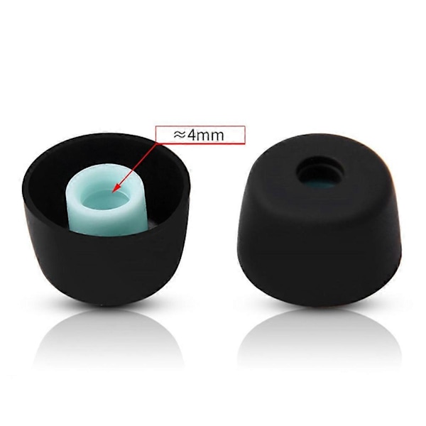 Bløde Silikonørepropper til WF 1000XM5 Antislip Bløde Ørepropper Ørepropper Dæk [DB] Black