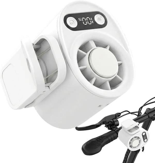 Mini bærbar ventilator, støjsvag om sommeren, 100 blæserhastigheder (DB)