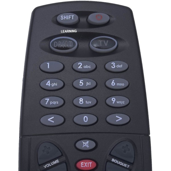 Replacement Remote Control With Remote Control Case For Dreambox Dm500hd Dm800 Se Dm7020hd Dm7025 Black [DB]