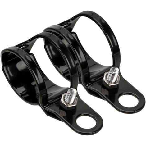 2 par universelle metalmonteringsbeslag til motorcykelblinklys - Sort[DB]