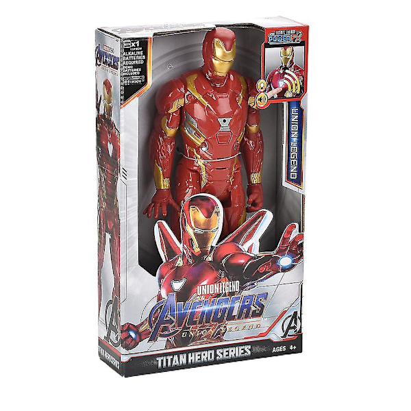 12-tums actionfigur superhjälte modell leksak med ljudljusgåvor_w db Iron Man