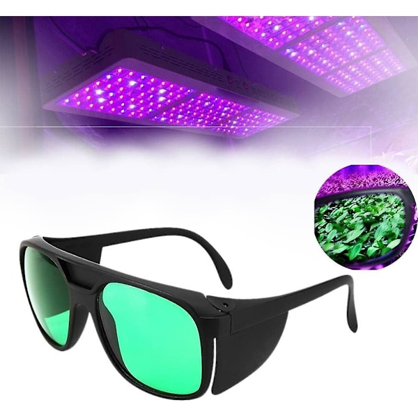 Skyddsglasögon, LED-växtrum Skyddsglasögon, Anti-UV-glasögon, LED Inomhus Hydroponics Glasögon [DB] Safety component