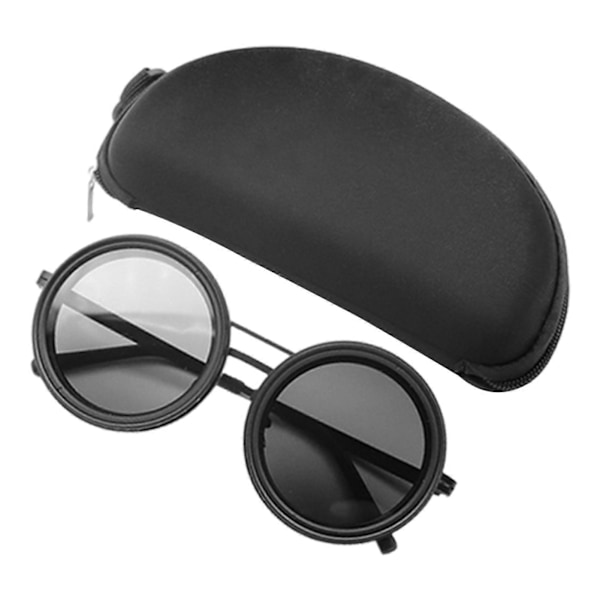 Afrundede polariserede solbriller, justerbare solbriller med farveskift, kørebriller til mænd og kvinder [db] Black Frame 52mm