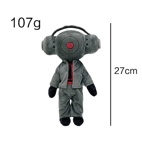Speakerman Titans Tv Man Titans Cameraman Doll Plysjleke Titans Speaker Man Skibidi Toalett Kamera Mann Tv Kvinne Plysj Myk Leker [DB] 27cm9