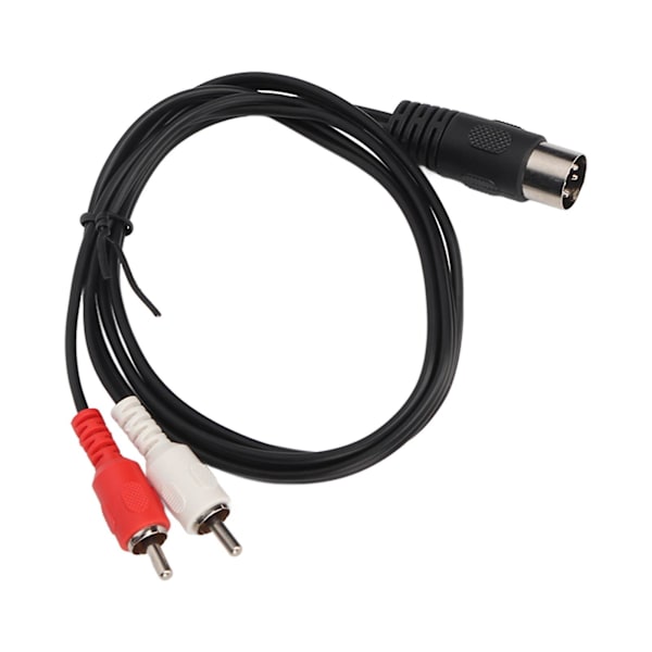 DIN 7PIN Hann til 2RCA Hann Kabel - Dobbel skjerming, 3.3ft Lyd Adapterkabel db