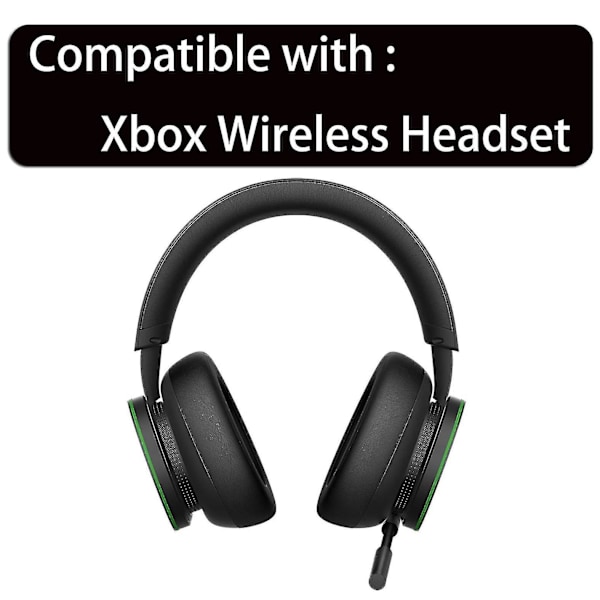 Ersättningsöronskydd för Microsoft Xbox Series Wireless Gaming Headset {Db} black headphone pads