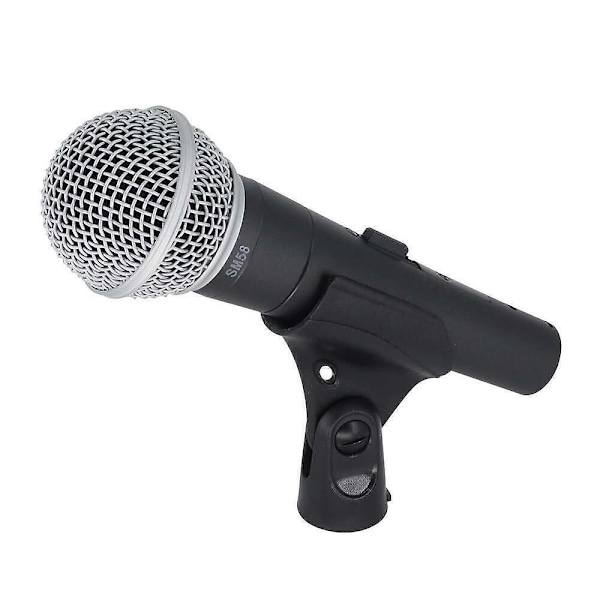 Shure SM58 -dynaaminen laulumikrofoni, johdollinen mikrofoni kytkimellä ja kaapelilla 2024 {DB SM58LC Without switch